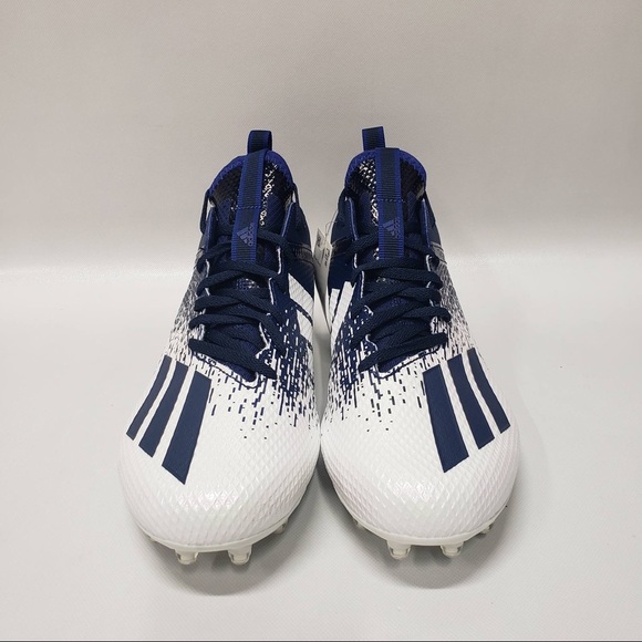 adidas Shoes | Adidas Adizero Scorch Navy Blue White Mens Cleats | Poshmark